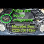 Rellenar líquido refrigerante en Mercedes C220: consejos y procedimiento paso a paso Mantenimiento A5 Mercedes: Todo lo que necesitas saber para cuidar tu vehículo